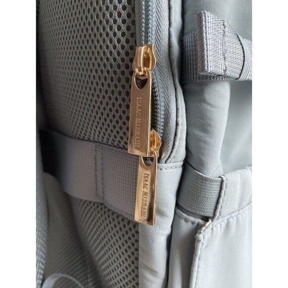 Isaac Mizrahi Backpack Holds Stanley Cup in Outside Pocket Seafoam Expandable - Picture 5 of 16